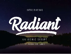 Radiant font