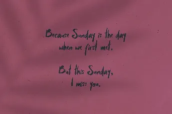 Sunday Mood font