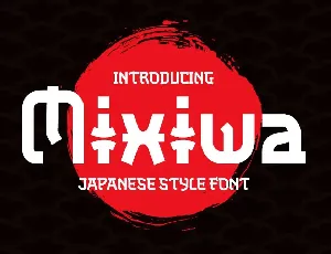 Mixiwa font