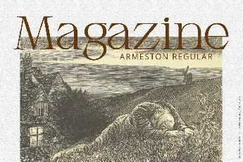 Armeston Display font