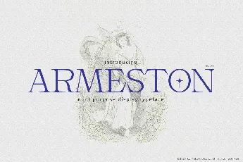 Armeston Display font