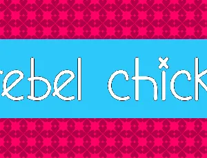 Rebel Chick font