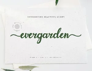 Evergarden font