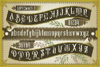 Victorian Supremacy Display font