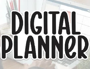 Digital Planner Script font