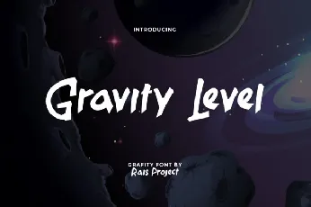 Gravity Level font