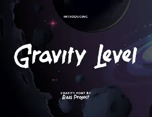 Gravity Level font