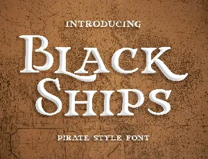 Black Ships font