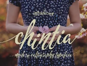 Chintia Script Free Download font