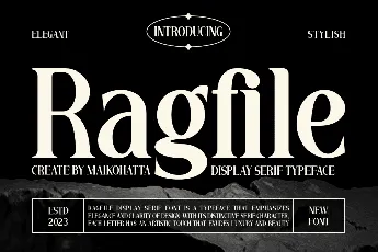 Ragfile font