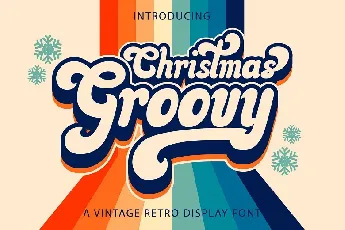 Christmas Groovy font