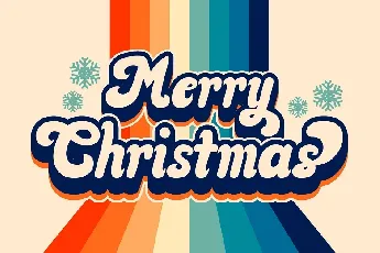 Christmas Groovy font