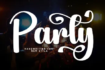 Party Script font