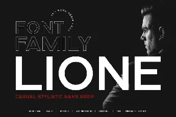 Lione Family font