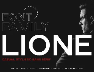 Lione Family font