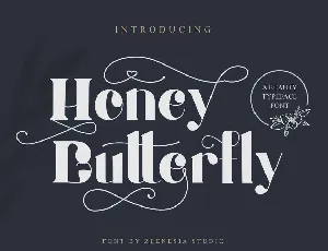 Honey Butterfly font