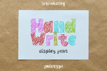 Hand Write font