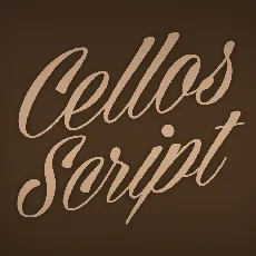 Cellos Script Personal Use Only font