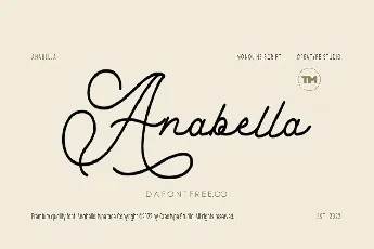 Anabella font