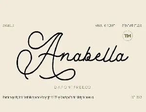 Anabella font