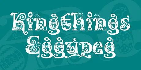 Kingthings Eggypeg font