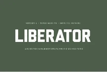 Liberator font