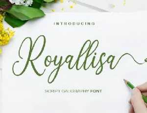 Royallisa Calligraphy font