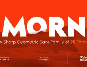 Morn Sans Serif Family font