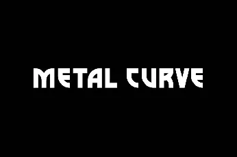 Metal Curve font