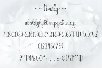 Timely font