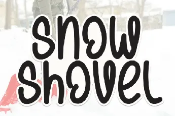 Snow Shovel Display font