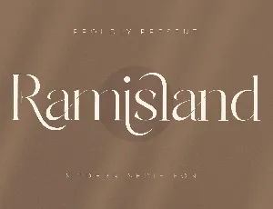 Ramisland font