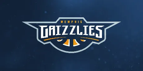 NBA GRIZZLIES FONT font