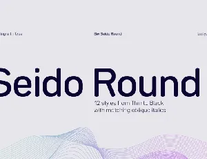 Seido Round font