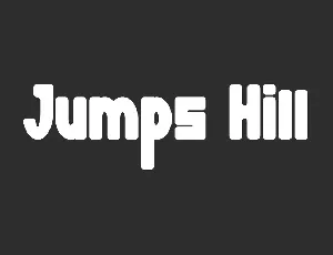 Jumps Hill Demo font