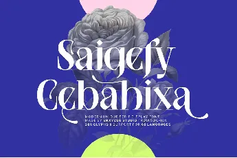 NCL Saigefy Cebahixa DEMO font