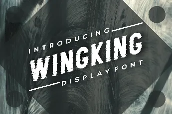 Wingking font