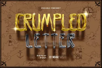 Crumpled Letter font