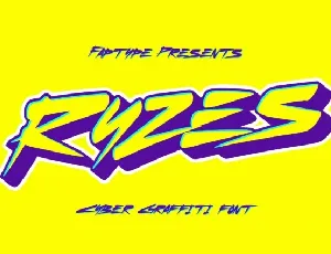 Ryzes font