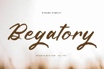 Begatory DEMO VERSION font