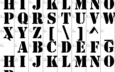 ARMY FONT font