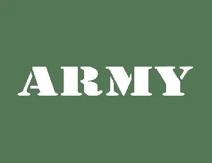 ARMY FONT font