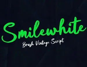 Smilewhite font