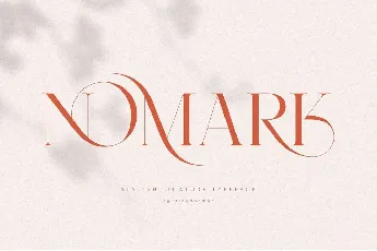 Nomark Ligature Serif Typeface font