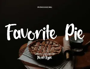 Favorite Pie Demo font