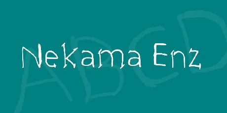 Nekama Enz font