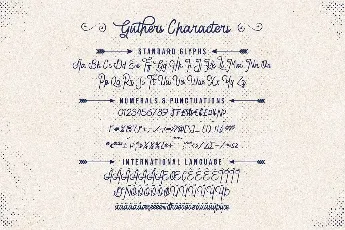 Guthers Textured_DEMO font