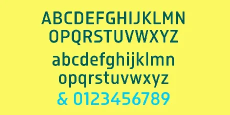 Isotonic font