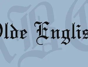 Olde English font