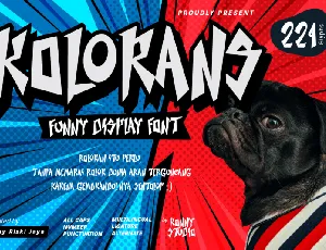 Kolorans font